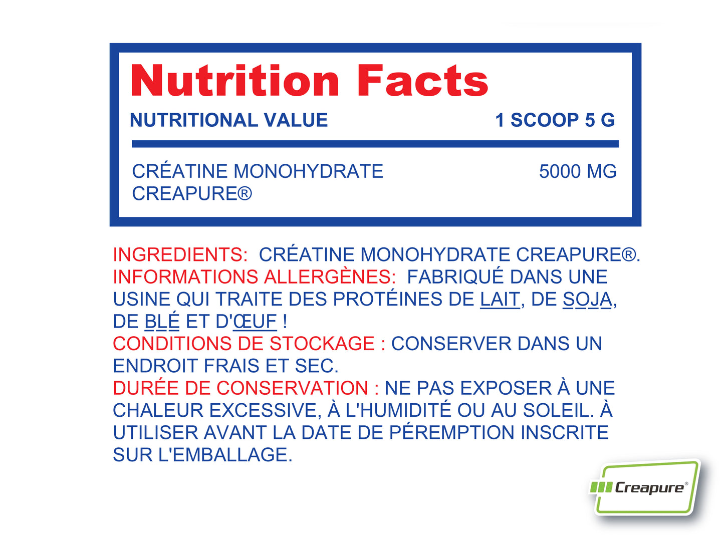 PGN Créatine Monohydrate Creapure®